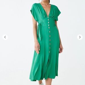 Vintage Retro Forever 21 Midi Dress